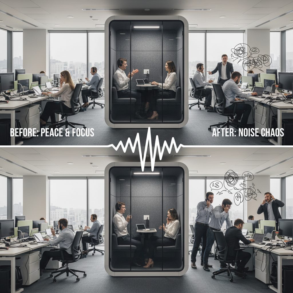 Яку акустичну кабіну обрати для офісу: покроковий гід